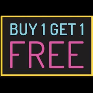 Buy 1 get 1 free